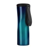 Термокружка KissKissFish MOKA Smart Coffee Tumbler, индикатор температуры, заварник, синий